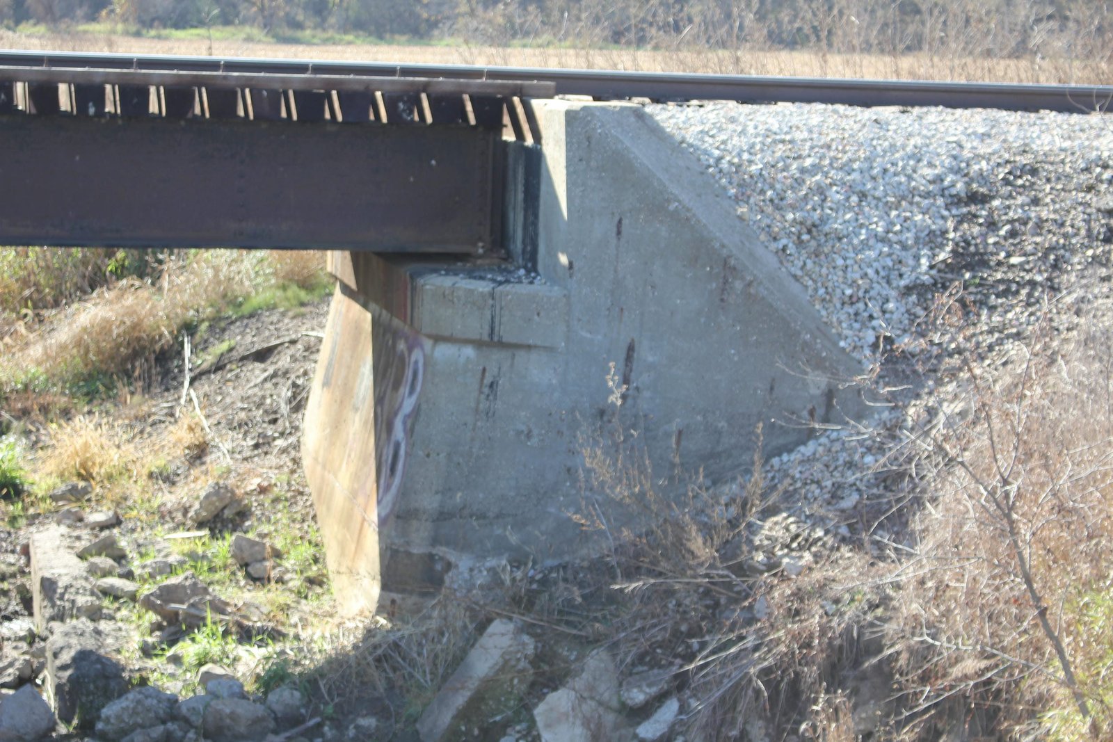 West abutment
